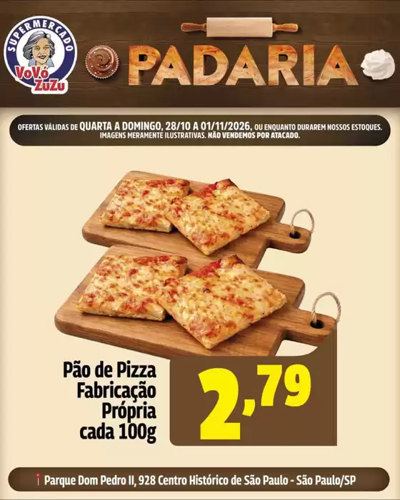 Catálogo Vovó Zuzu | Padaria | 2026-10-30T00:00:00.000Z - 2026-11-01T00:00:00.000Z