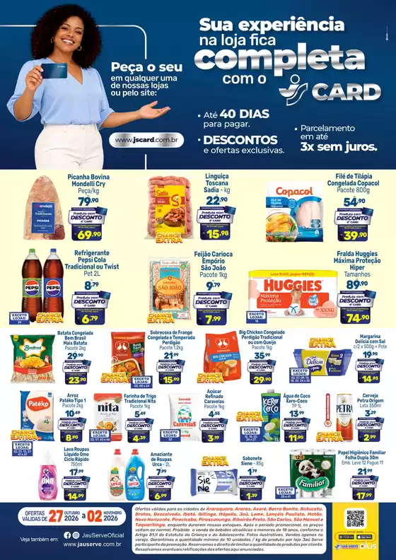 Catálogo Supermercados Jaù Serve | Exclusivas JS Card | 2026-10-30T00:00:00.000Z - 2026-11-02T00:00:00.000Z