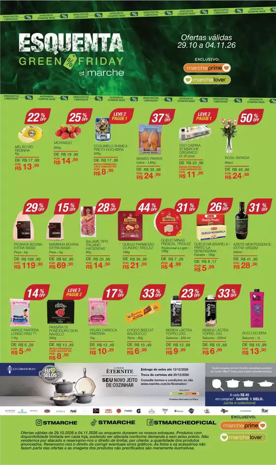 Catálogo St Marche | Ofertas especiais atraentes para todos | 2026-10-29T00:00:00.000Z - 2026-11-04T00:00:00.000Z