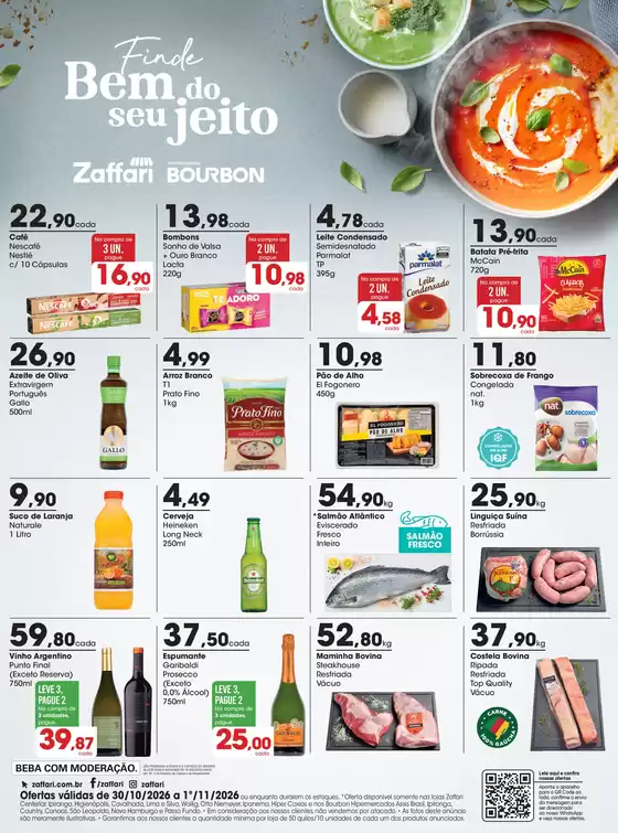 Catálogo Zaffari | Anúncio Alimentos | 2026-10-30T00:00:00.000Z - 2026-11-01T00:00:00.000Z