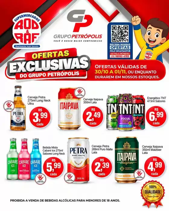 Catálogo Supermercados Rod e Raf | Melhores ofertas para compradores econômicos | 2026-10-30T00:00:00.000Z - 2026-11-01T00:00:00.000Z