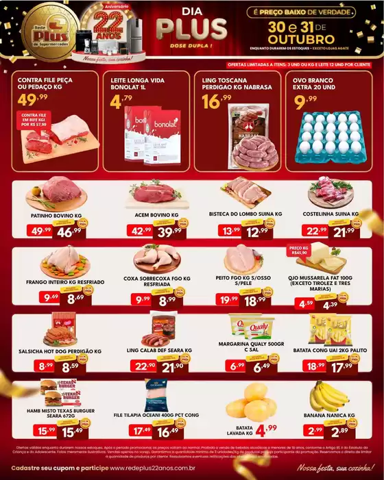 Catálogo Rede Plus Supermercados | Melhores ofertas para todos os caçadores de pechinchas | 2026-10-30T00:00:00.000Z - 2026-10-31T00:00:00.000Z