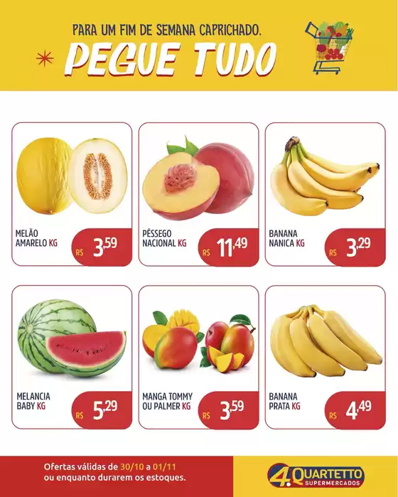 Catálogo Quartetto Supermercados | Encarte Quartetto Supermercados | 2026-10-30T00:00:00.000Z - 2026-11-01T00:00:00.000Z