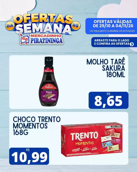 Catálogo Mercadinho Piratininga | Encarte Mercadinho Piratininga | 2026-10-29T00:00:00.000Z - 2026-11-04T00:00:00.000Z