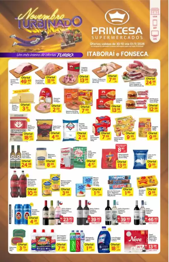 Catálogo Princesa Supermercados | Novembro Turbinado - 30-10 a 01-11 | 2026-10-30T00:00:00.000Z - 2026-11-01T00:00:00.000Z