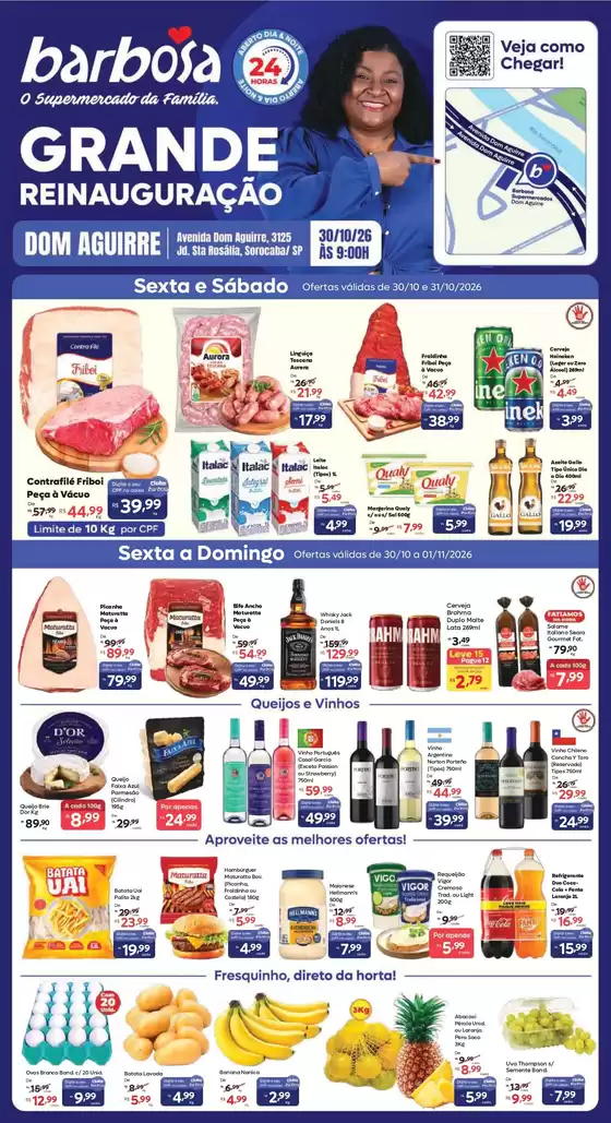 Catálogo Barbosa Supermercados | Reinauguração Loja Dom Aguirre | 2026-10-30T00:00:00.000Z - 2026-11-03T00:00:00.000Z