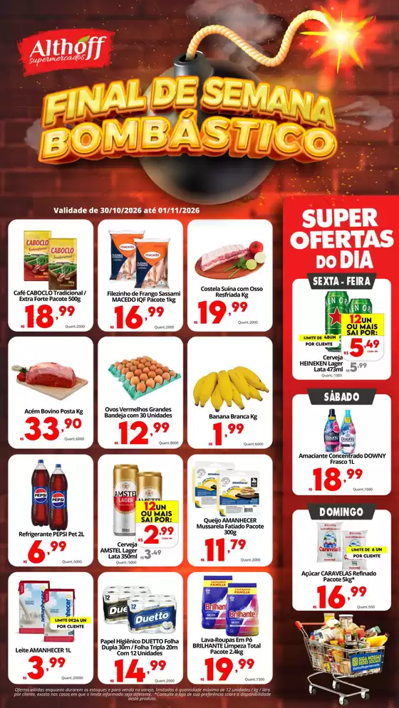 Catálogo Althoff Supermercados | Final de Semana Bombástico | 2026-10-30T00:00:00.000Z - 2026-11-01T00:00:00.000Z