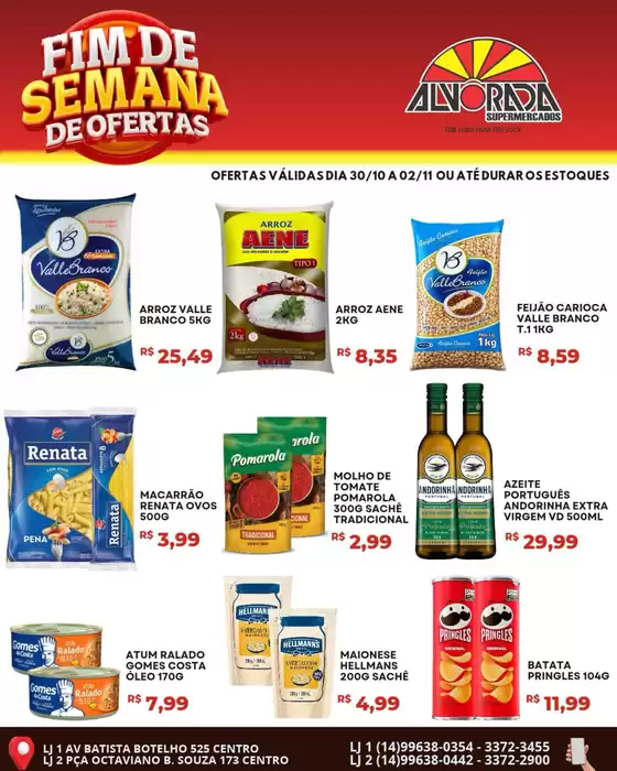 Catálogo Supermercados Alvorada | Encarte Supermercados Alvorada | 2026-10-30T00:00:00.000Z - 2026-11-02T00:00:00.000Z