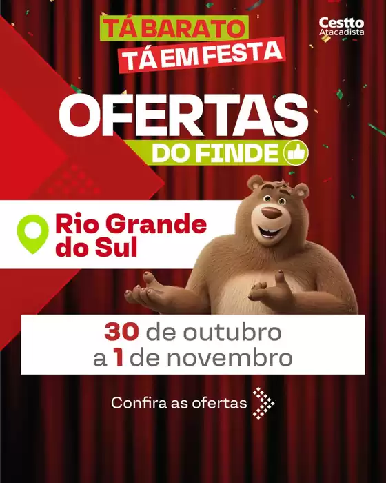 Catálogo Cestto Atacadista | Ofertas do Finde | 2026-10-30T00:00:00.000Z - 2026-11-01T00:00:00.000Z
